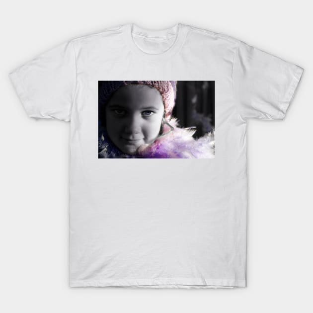 Portrait of the Artist as a Young Woman T-Shirt by micklyn